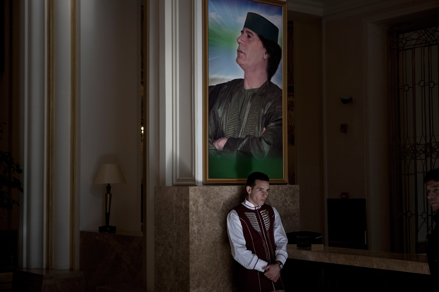 Gaddafi's Libya, Christopher Morris: Inside the Hotel Rixor in Tripoli.