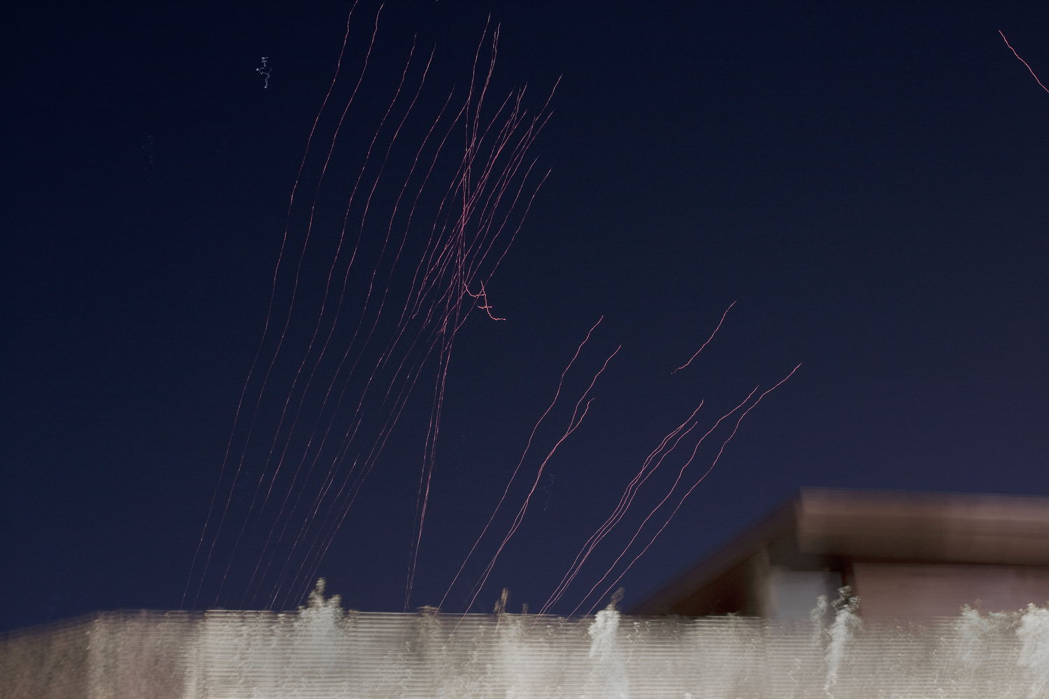 Anti aircraft fire over Tripoli