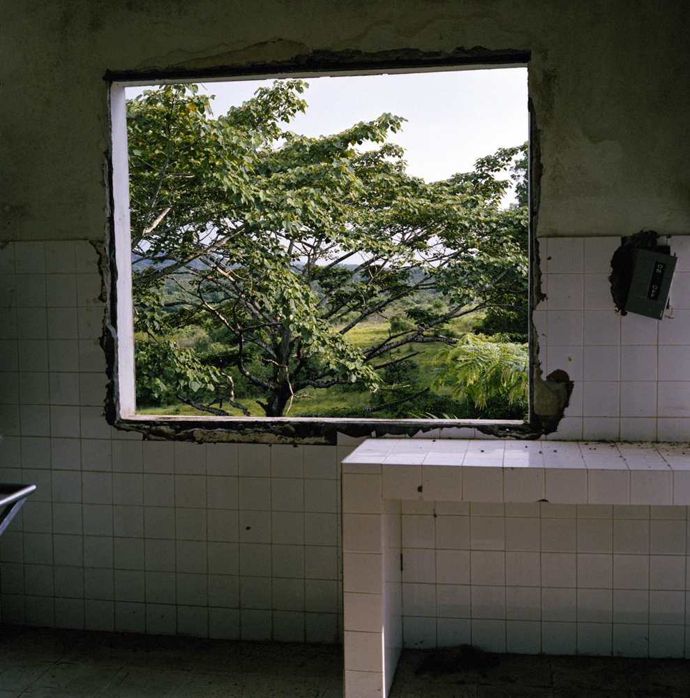 Abandoned hospital. Tubmanberg, Bomi County, 2003.