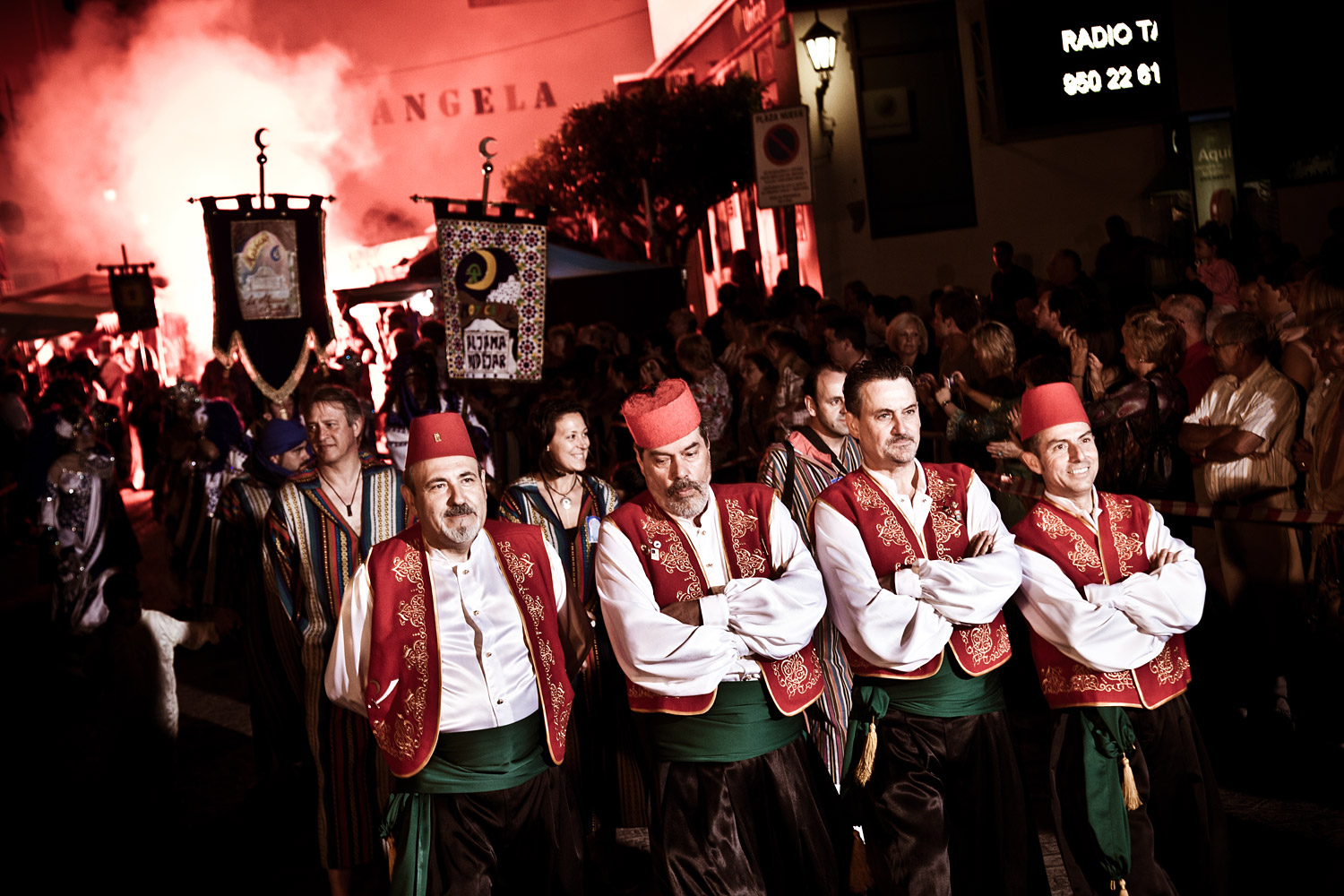 Moros y Cristianos festival, Mojacar, Spain