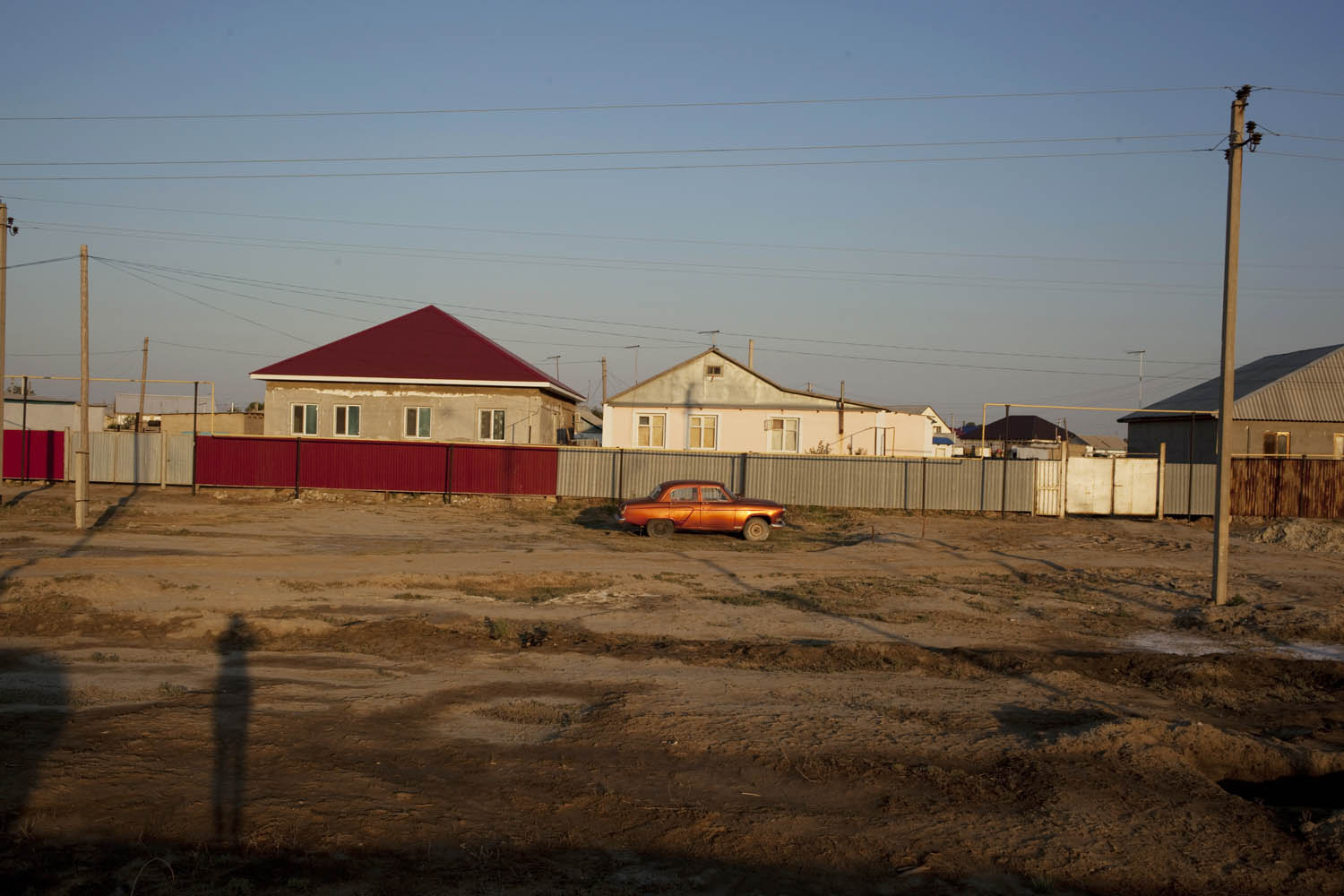 A street scene in Atyrau, an oil city in western Kazakhstan that is 50km from the medieval trading city of Saraychik that Ibn Battuta visited in the 14th century.