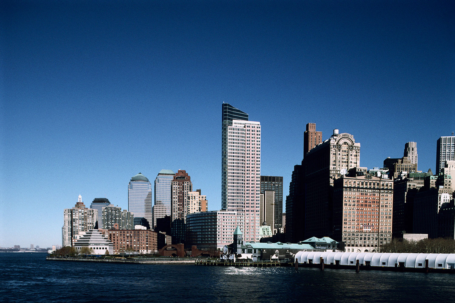 View from the Statue of Liberty Ferry, 2001.