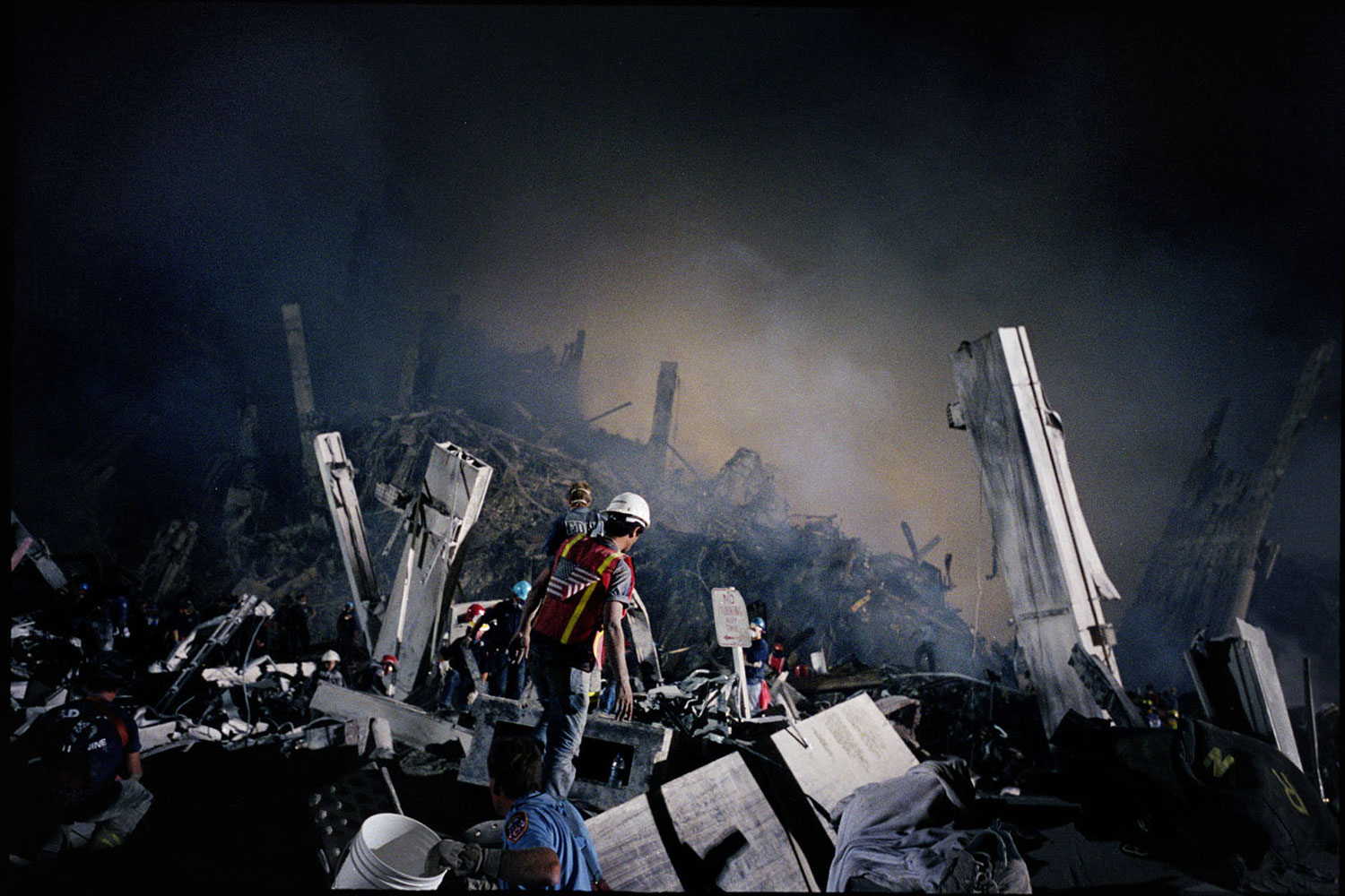 World Trade Center, New York, September 13, 2001.