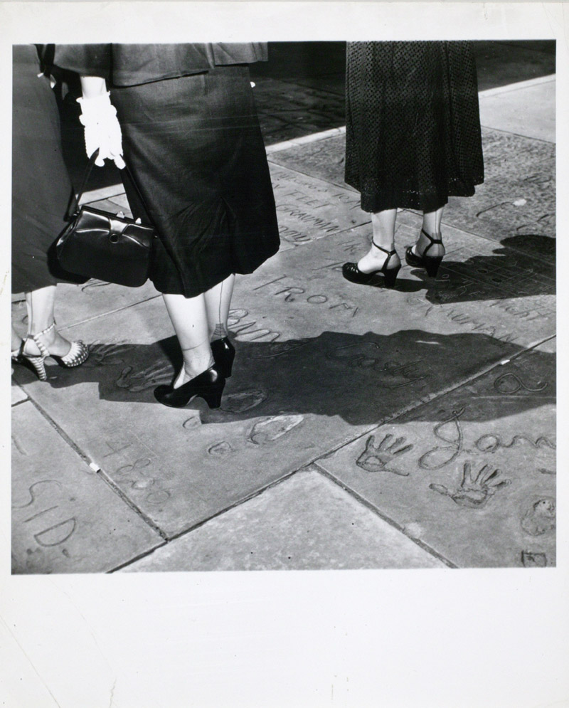 Foot prints in the sands of Graumans, ca.1950