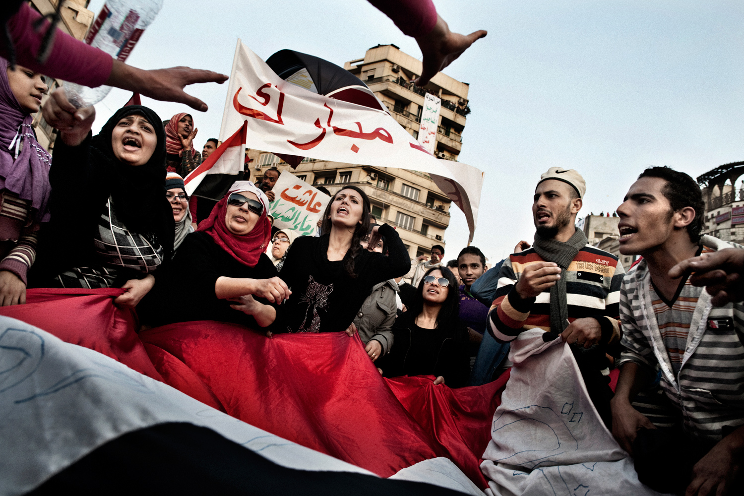 Cairo, Egypt — February 1, 2011
                              Thousands of Egyptians flooded Cairo after Mubarak refused to step down.
