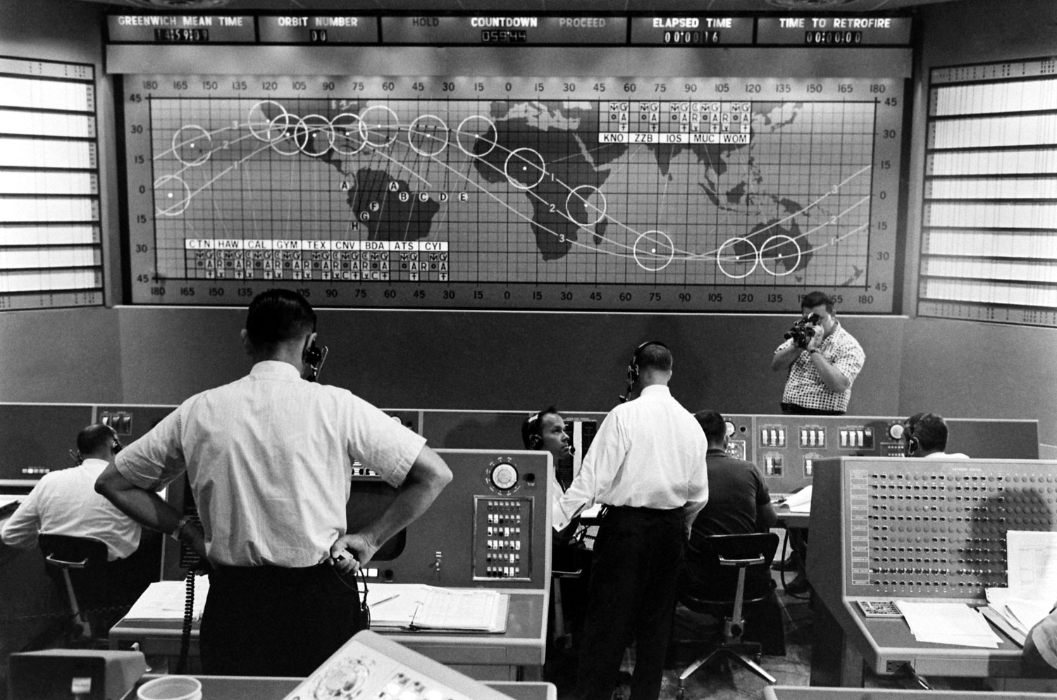 Mission Control, May 1961.