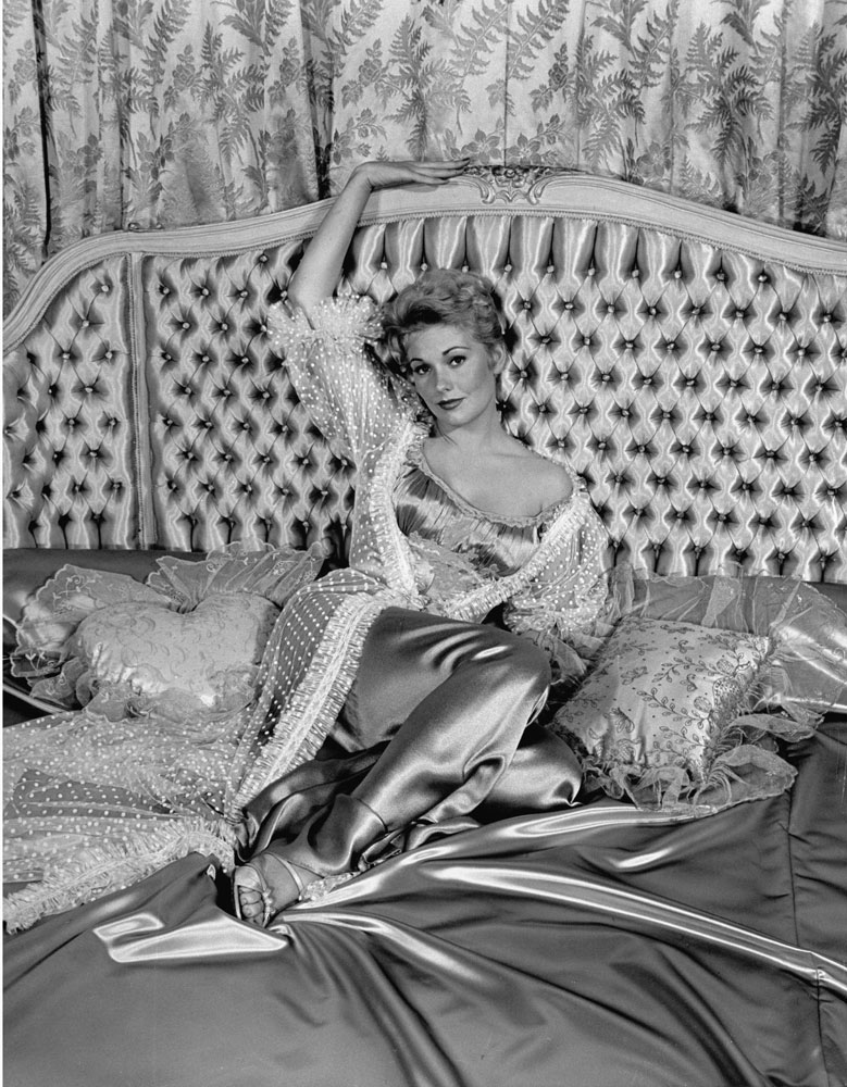 Kim Novak Lounges in Bed, 1954