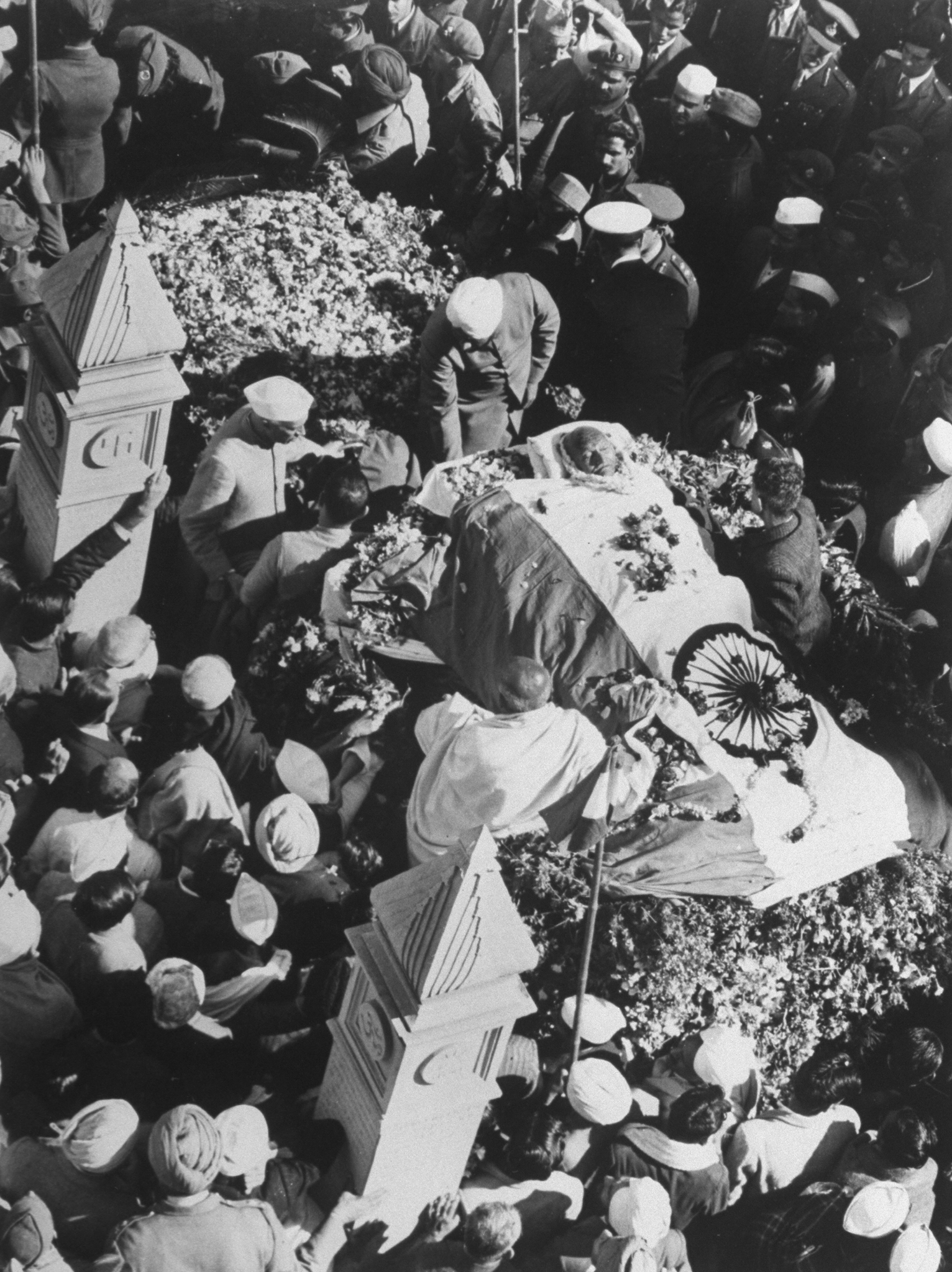 Mohandas Gandhi's funeral, 1948