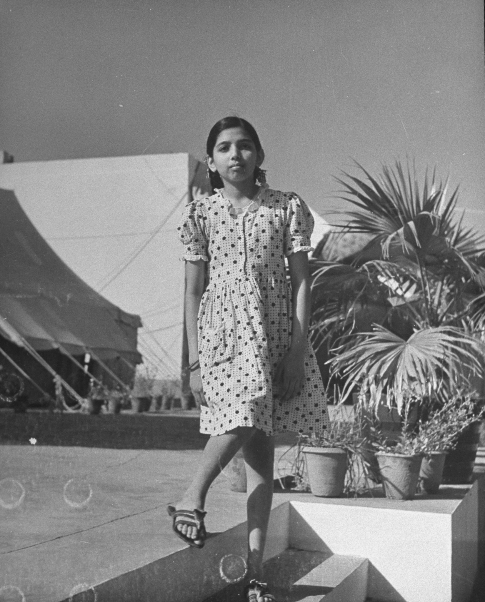 Picture of 13-year-old Tara Gandhi, Gandhi's granddaughter