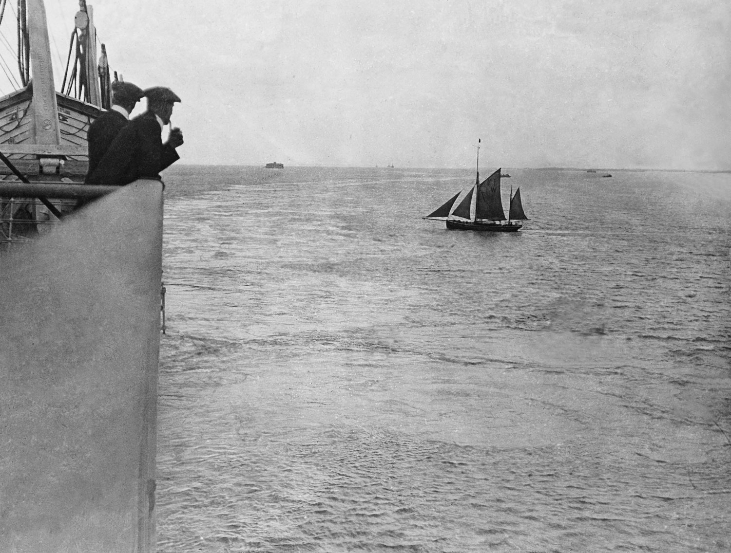 The Titanic at Portsmouth, April 10, 1912.