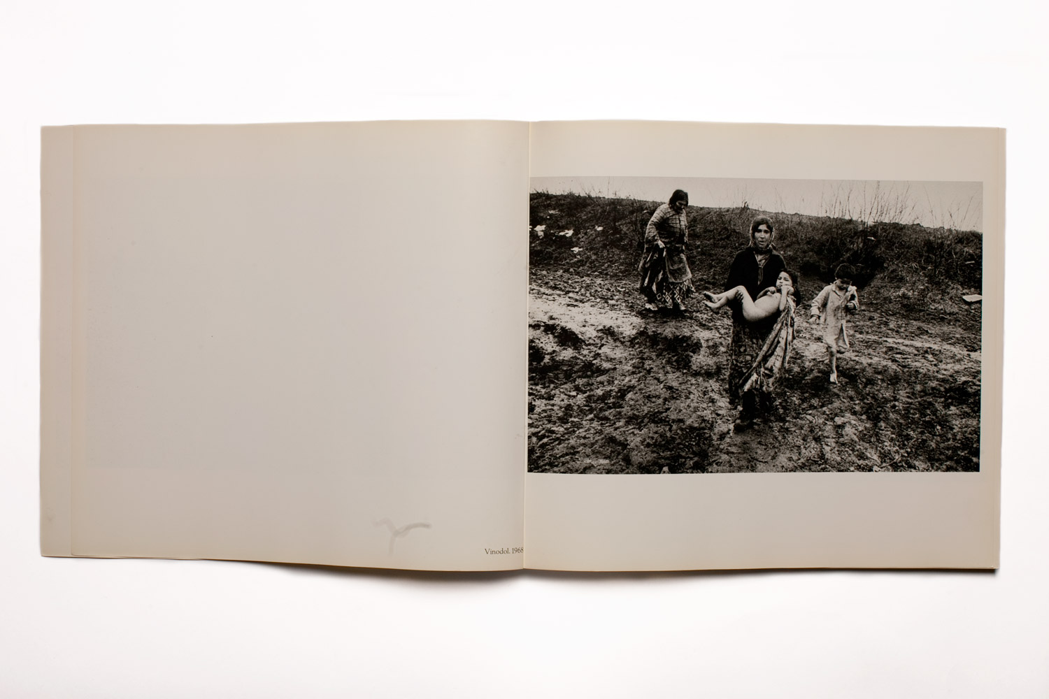 The design of the 1975 edition of Gypsies was very traditional in photobook terms.