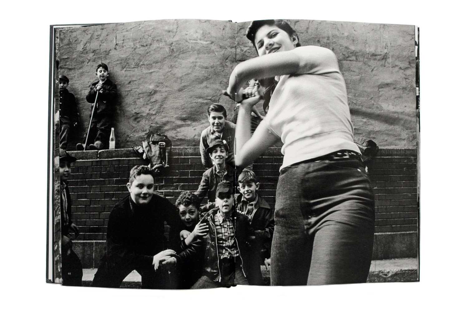 William Klein selected alternate frames for some of the images for the republished edition.