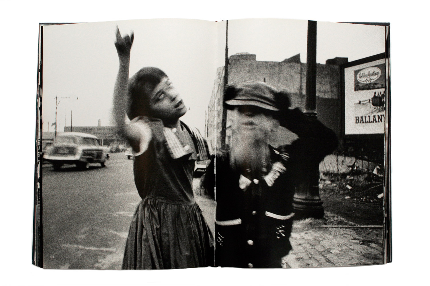 William Klein said of the two editions,  The first book was about graphic design. The second was about the photography.  Whether you agree or not, the resistance to repetition is apparent.