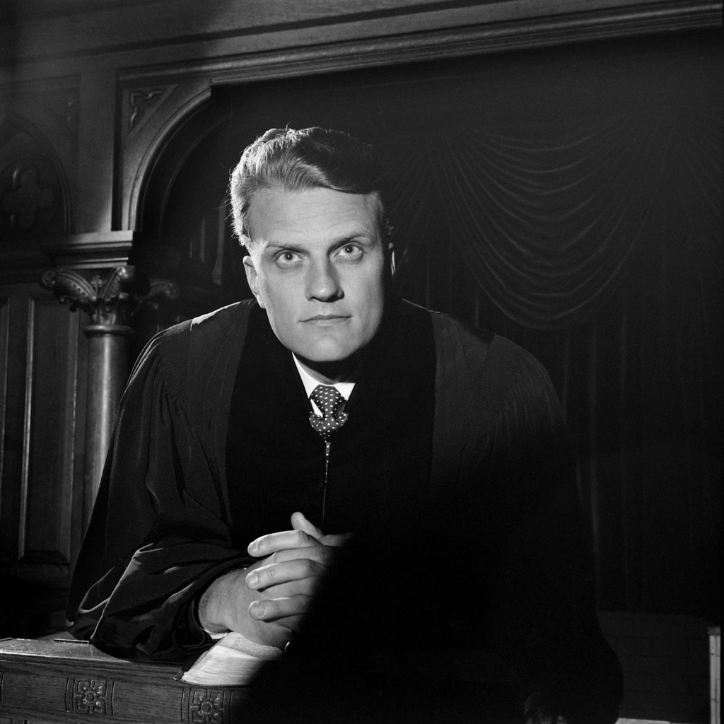 The Rev. Billy Graham in 1952.