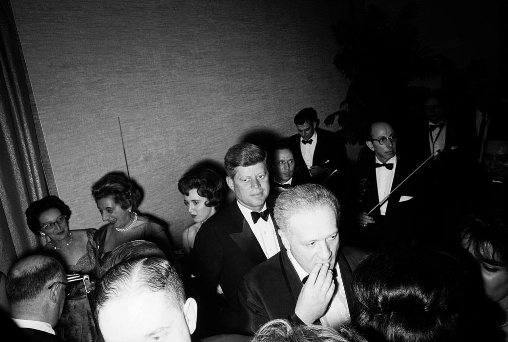 John Kennedy among well-wishers at the inaugural gala.