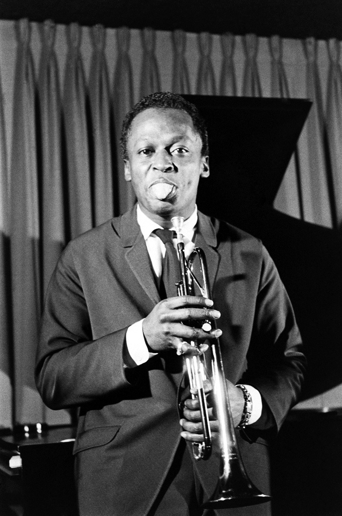 Picture of Miles Davis in 1958