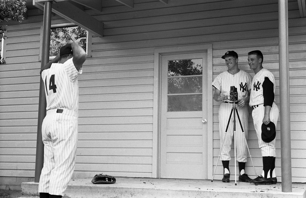 Moose Skowron, Tony Kubek, and Roger Maris, Florida, 1961
