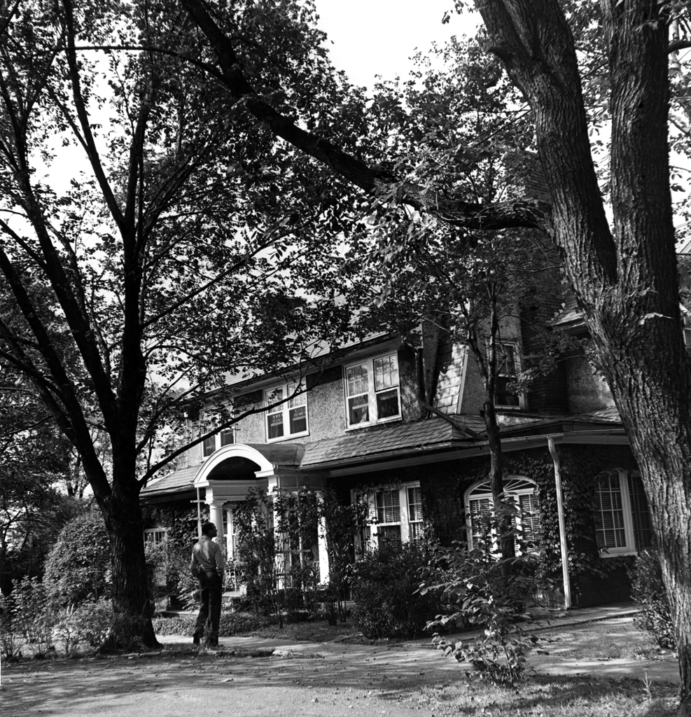 The house where Jimmy Stewart grew up in Indiana, Pa., about 50 miles from Pittsburgh, seen in 1945.