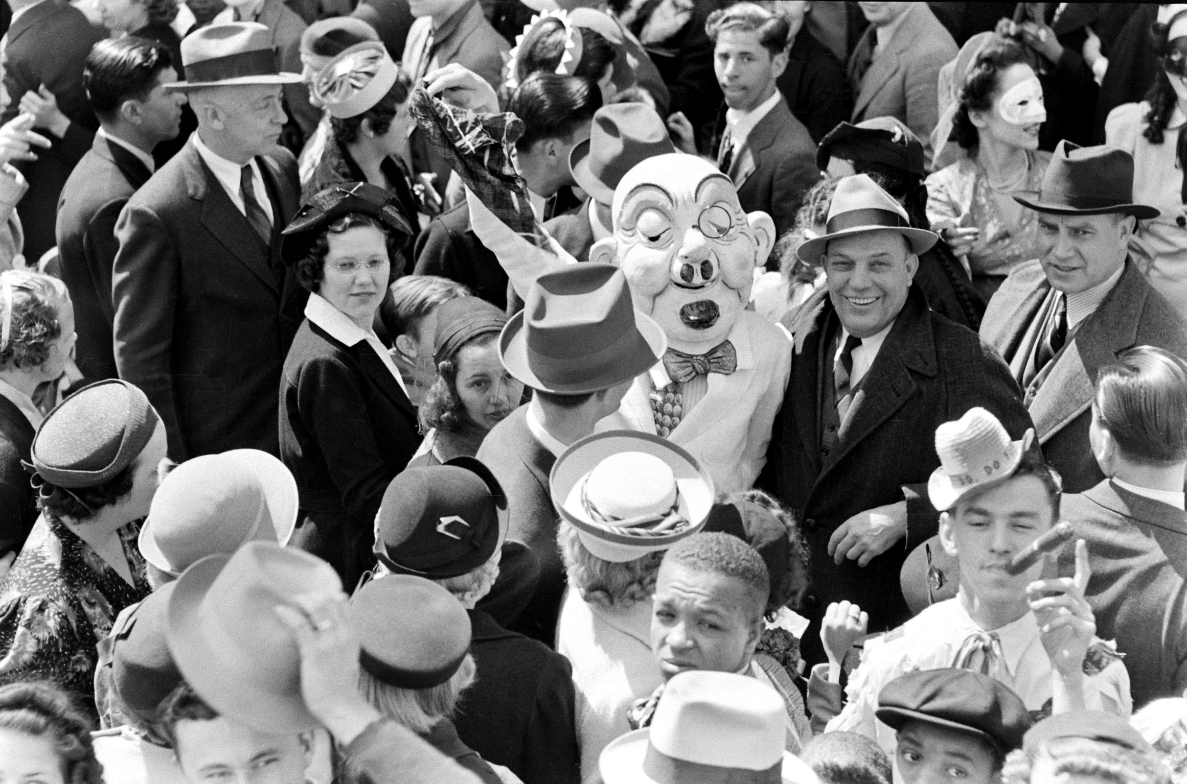 Mardi Gras mask, 1938.
