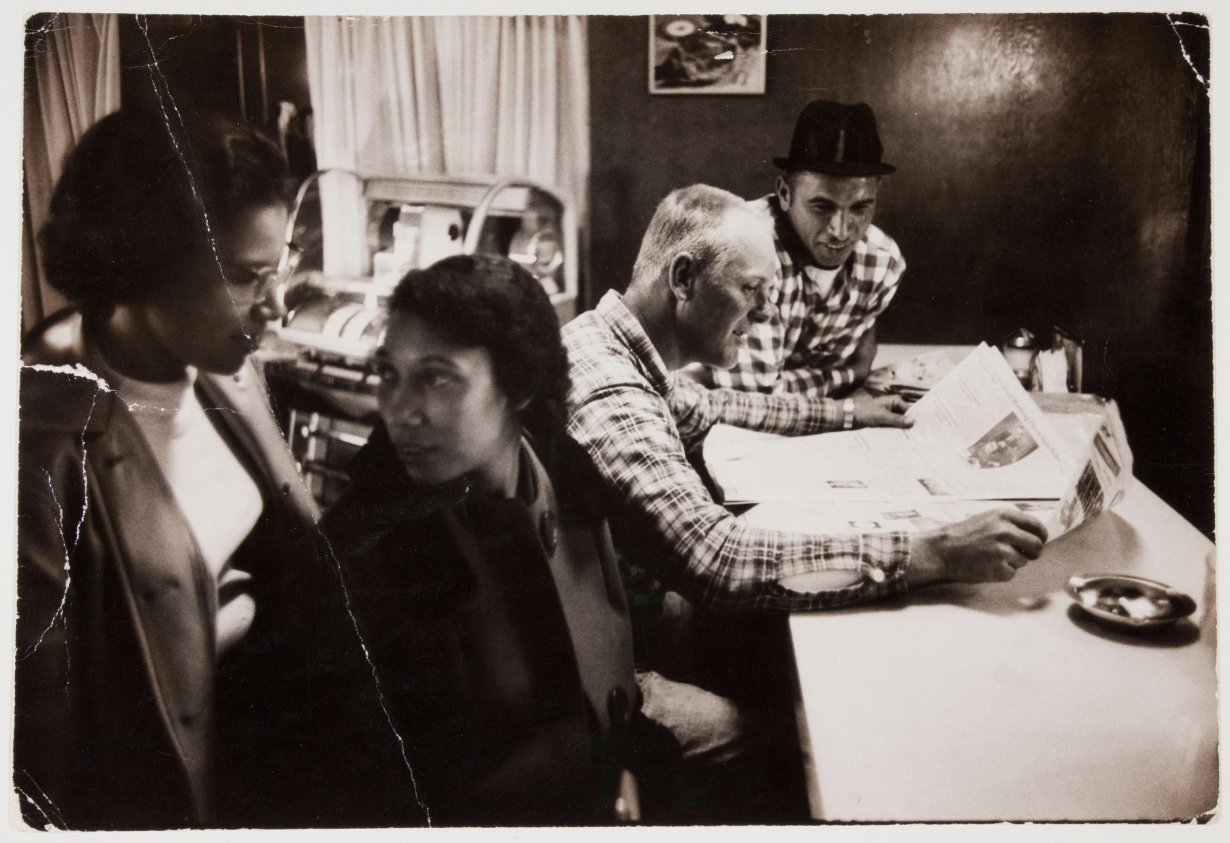 Richard and Mildred Loving and friends, Raymond and Annie Mae Green, Viginia, 1965