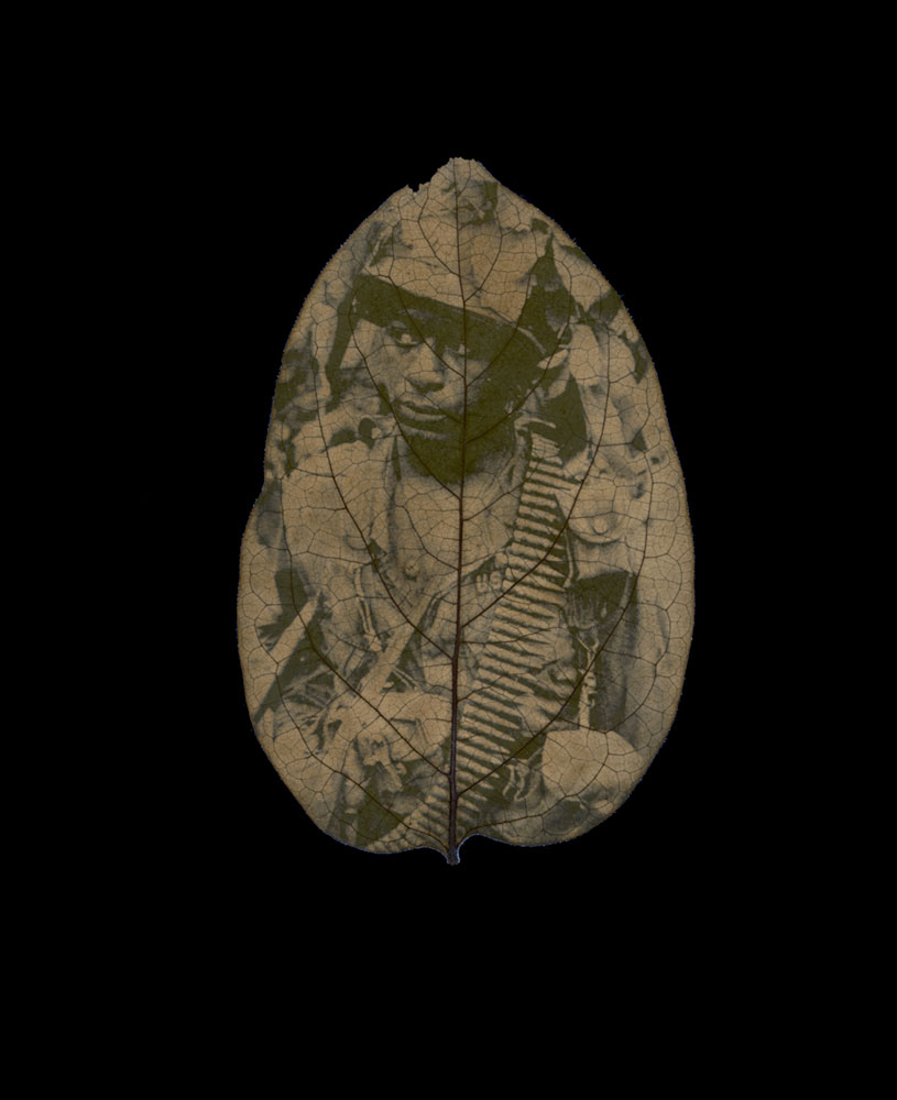 US soldier, 2008
                              Chlorophyll print and resin
                              14 5/8 x 12 1/4 inches