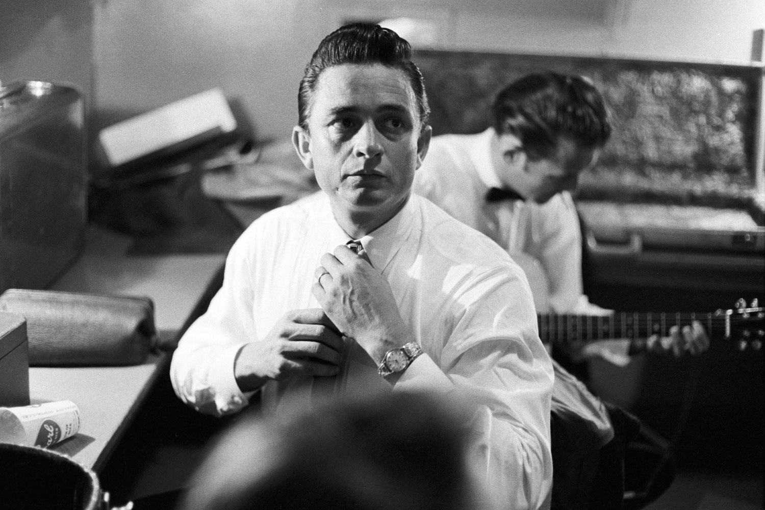 Backstage, May 1959.