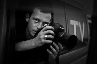 Oct. 23, 2011. French photojournalist Remi Ochlik in Misrata, Libya. Ochlik was killed Feb. 22, 2012, by Syrian shelling of the opposition stronghold Homs.