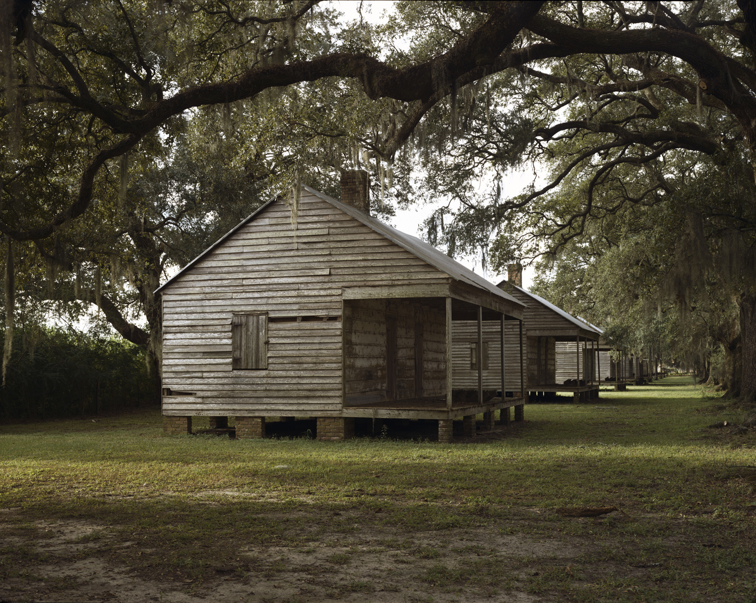 Restored Slave Cabins, Evergreen Plantation, Edgard, Louisiana, 1998