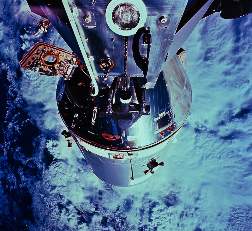 Apollo 9 and the lunar module, 1969