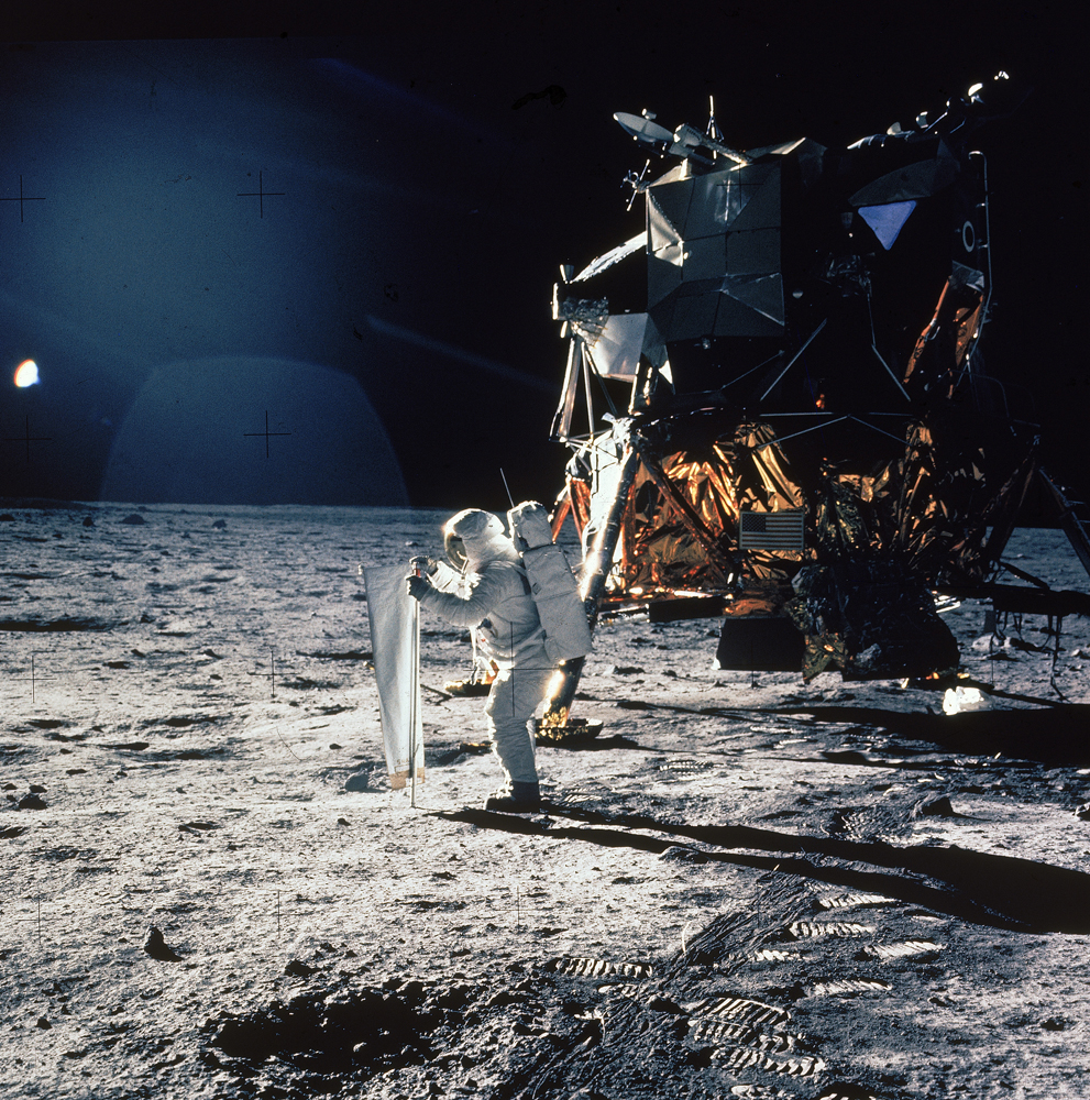 Apollo 11, Buzz Aldrin, lunar module, 1969