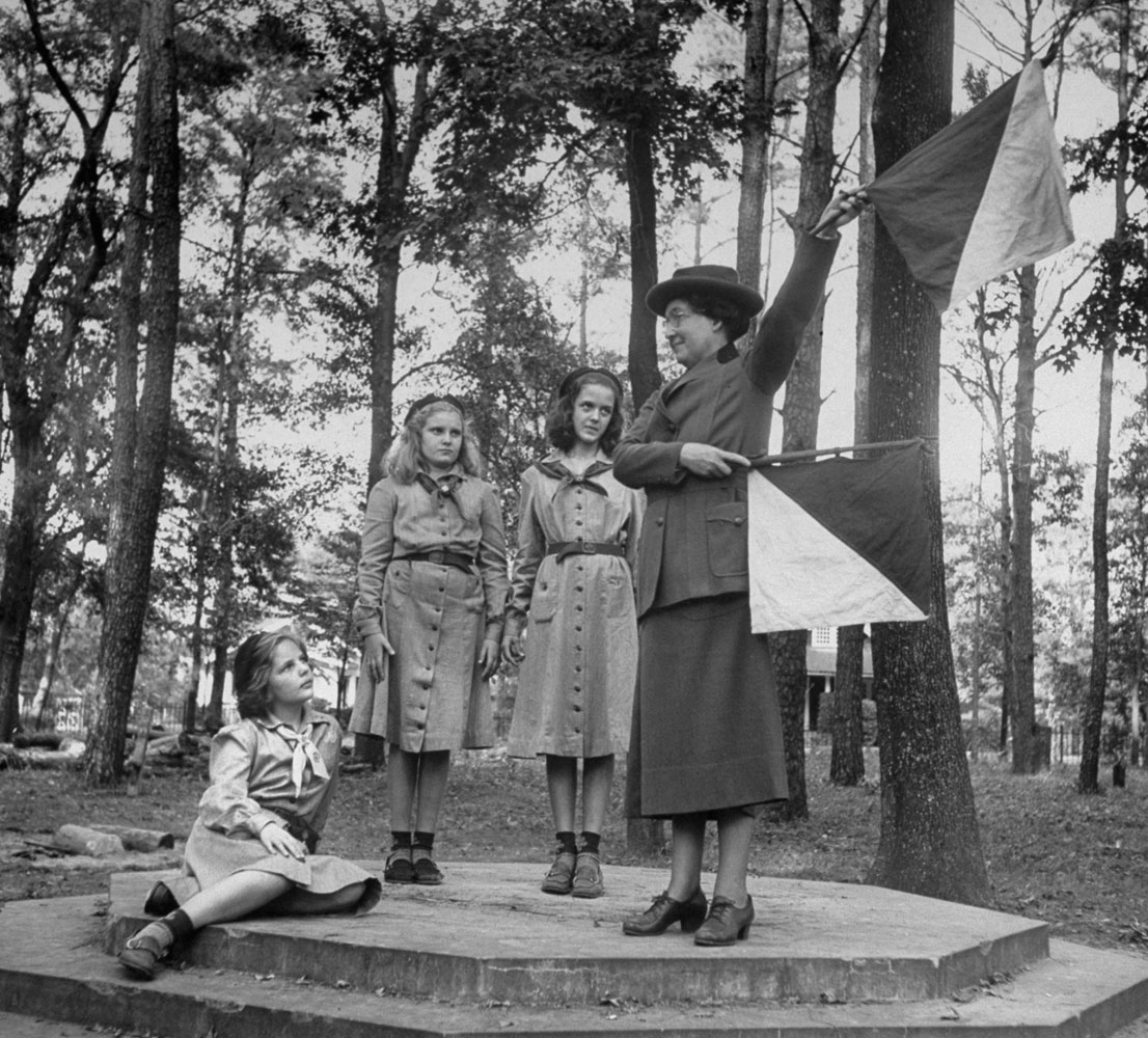 The First American Girl Scout Daisy Gordon Lawrence in 1948