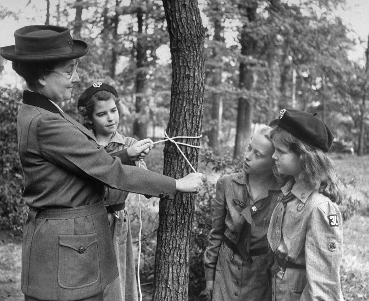 The First American Girl Scout Daisy Gordon Lawrence in 1948
