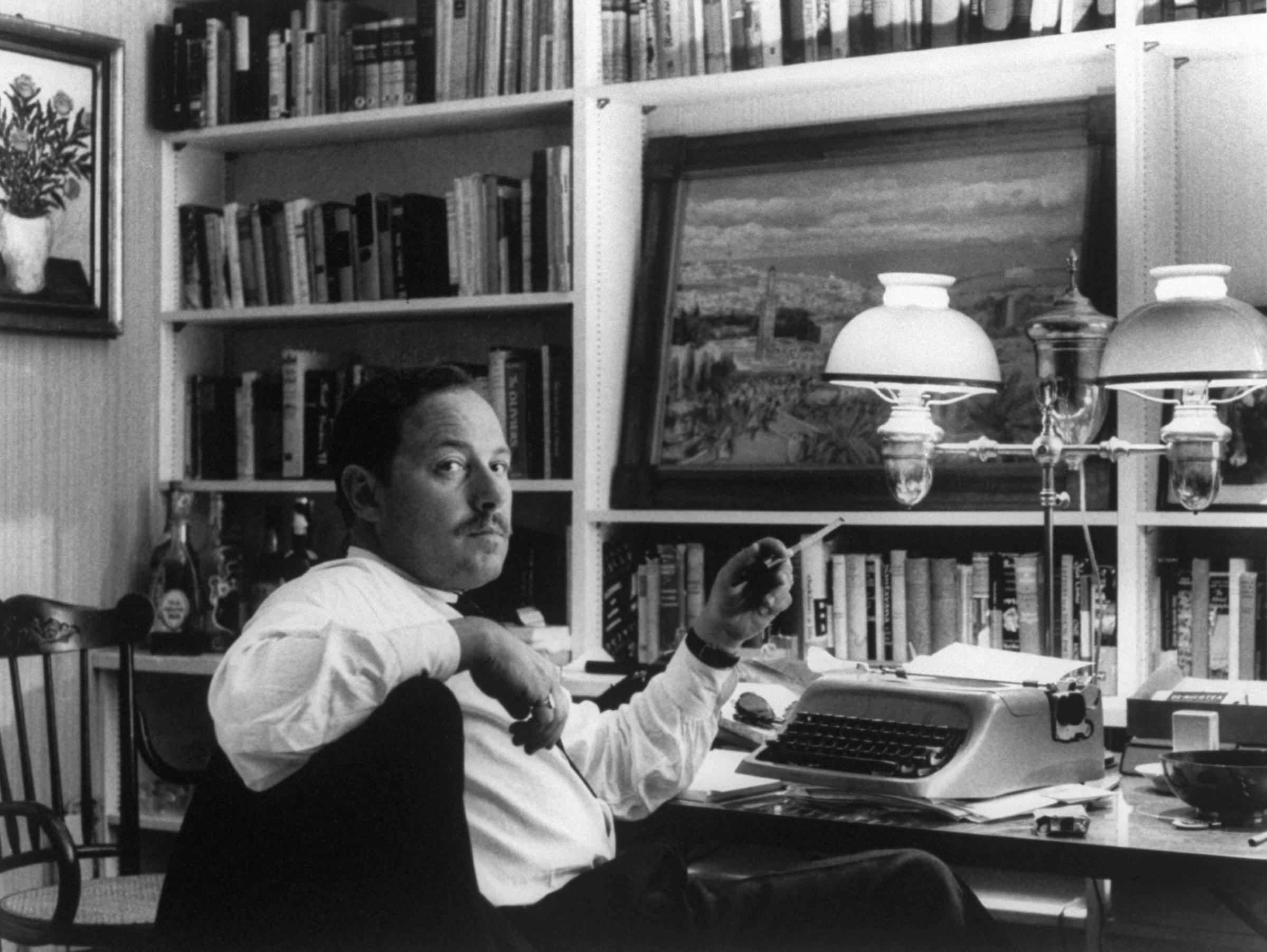Tennessee Williams in New York in 1955.