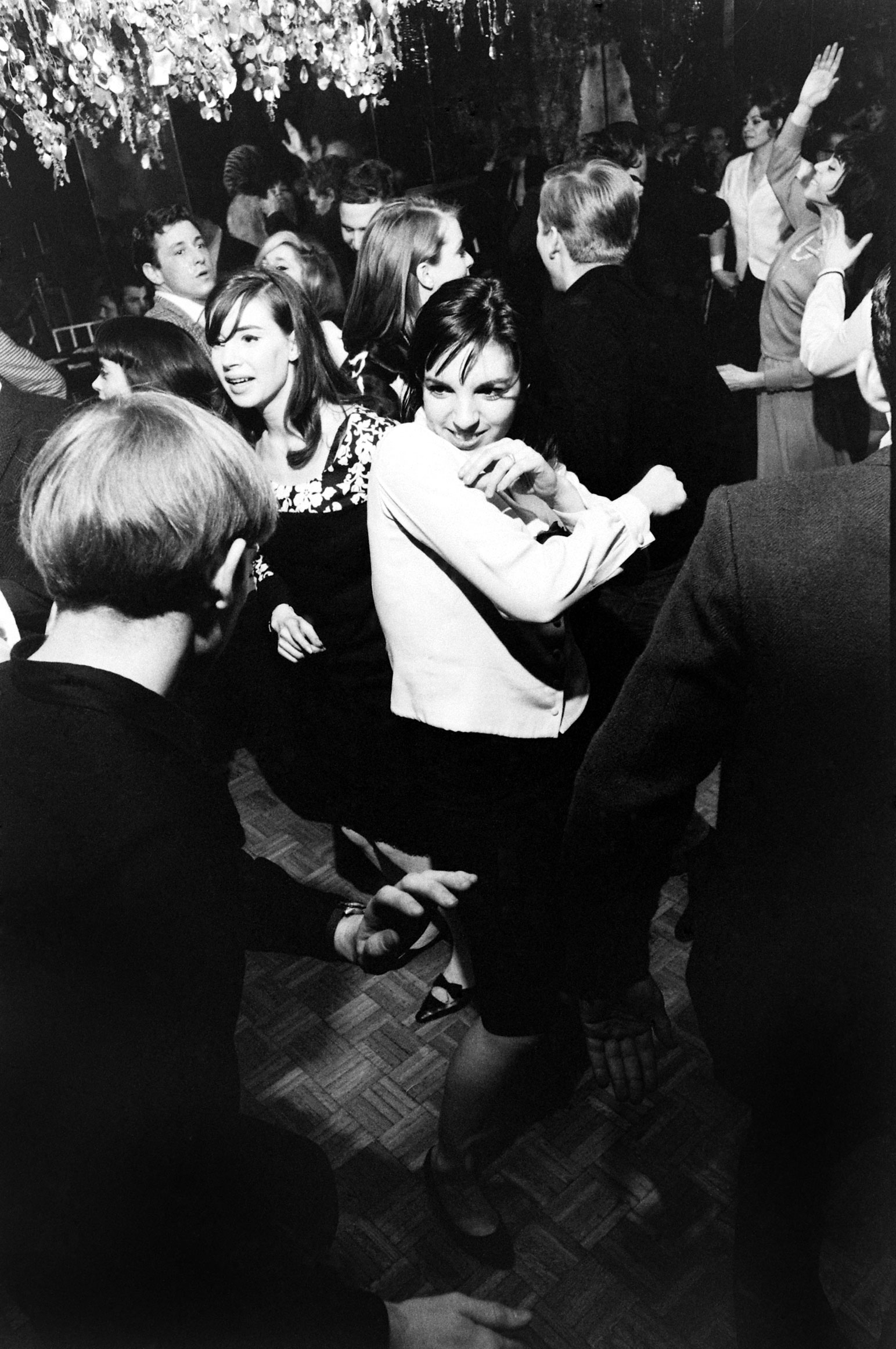 Liza Minnelli burns up the floor at her 19th birthday party at Il Mio, a disco inside Delmonico's Hotel in New York, March 1965.