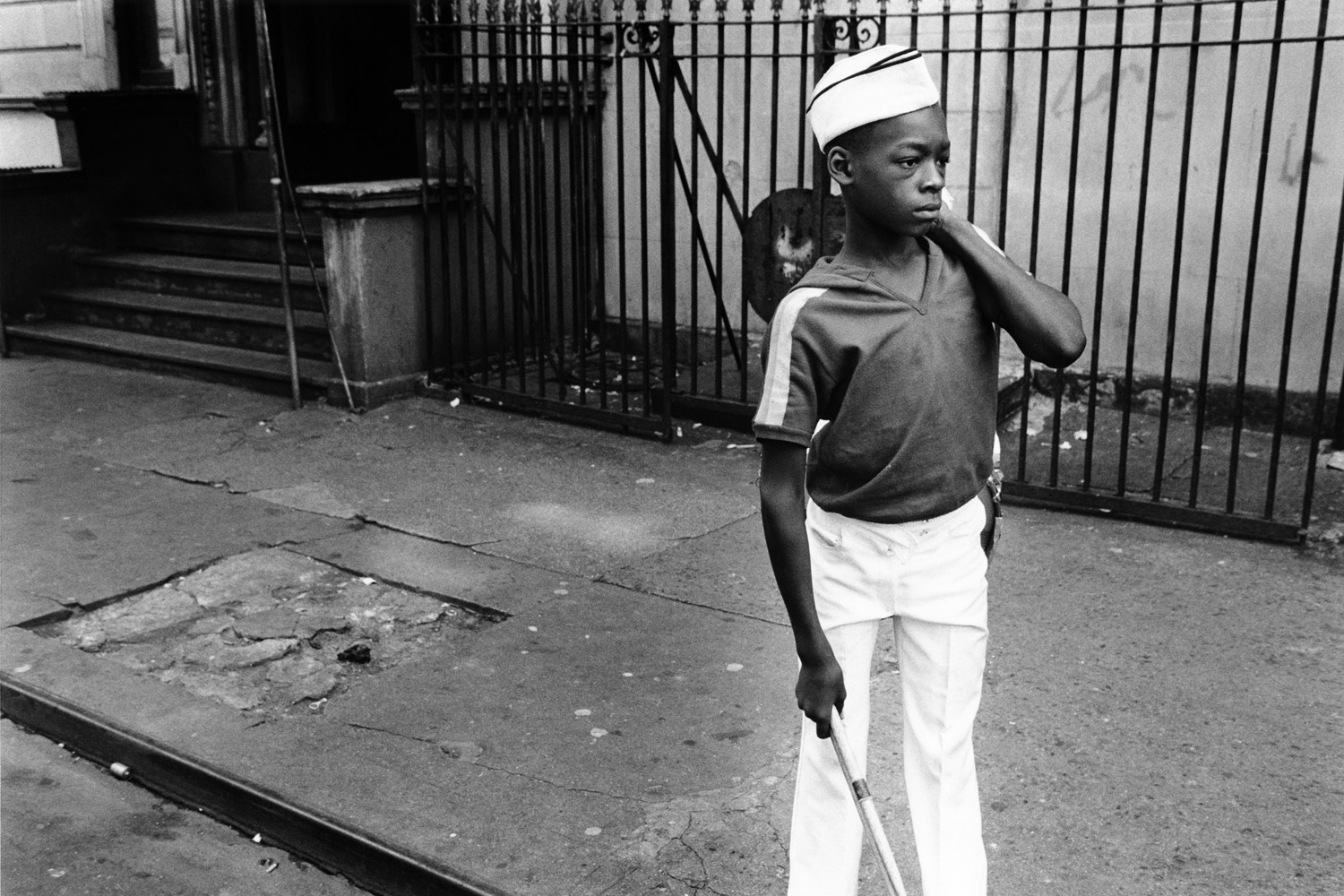 A Young Boy from the Marching Band, Harlem, NY, 1977