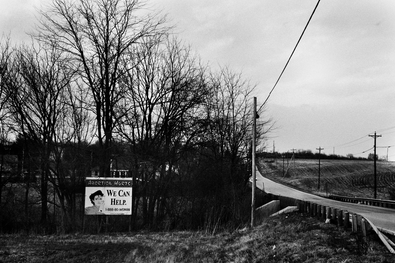 March 4, 2012. A road-side sign outside Lebanon, Ohio.