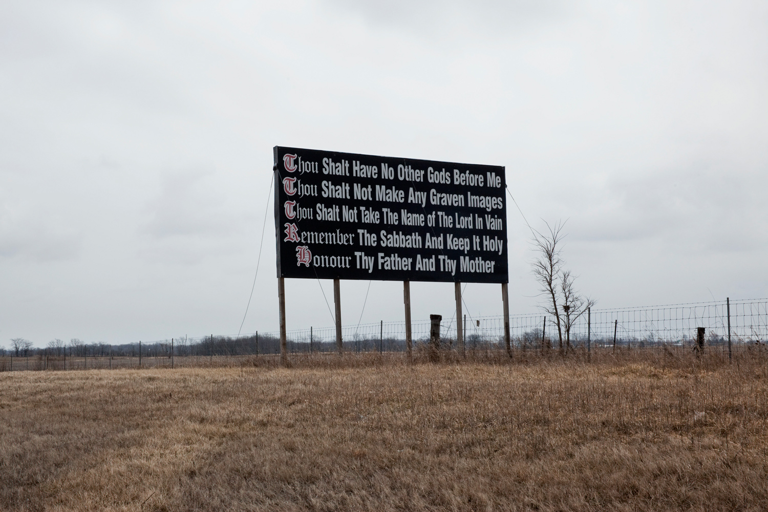March 4, 2012. Billboard on I-71 highway in Ohio.