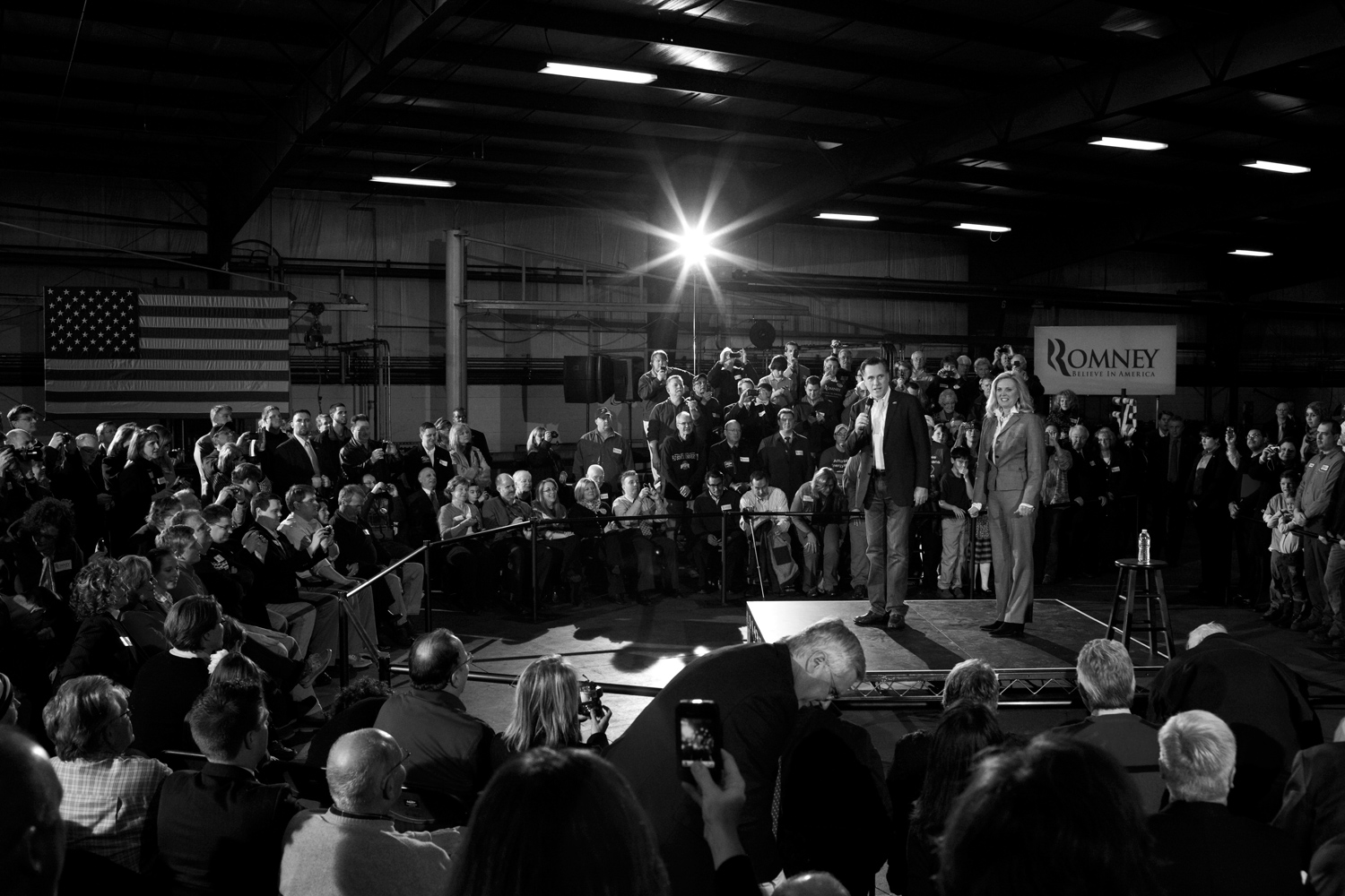 March 5, 2012. Mitt Romney speaks at Gregory Industries in Canton, Ohio.