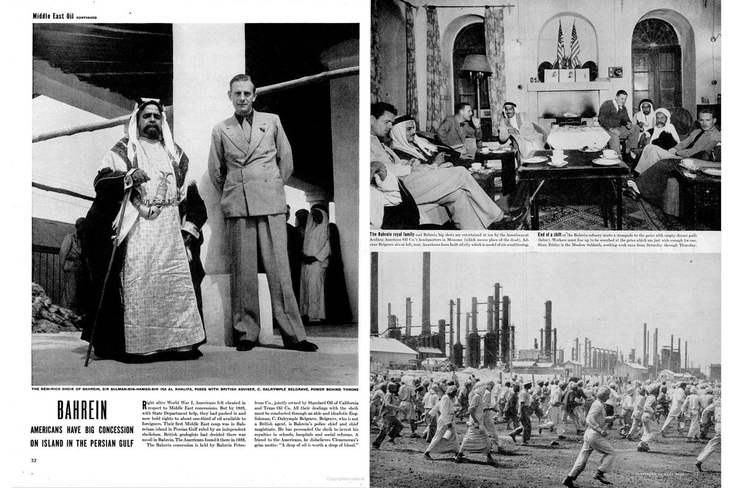 Middle East Oil by Dmitri Kessel, June 1945, LIFE Magazine