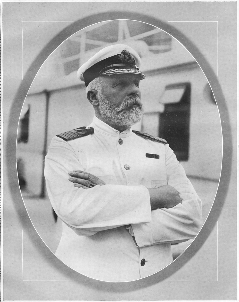 Captain of the RMS Titanic, Commander Edward J. Smith, who went down with the ship when it sank on April 15th, 1912.