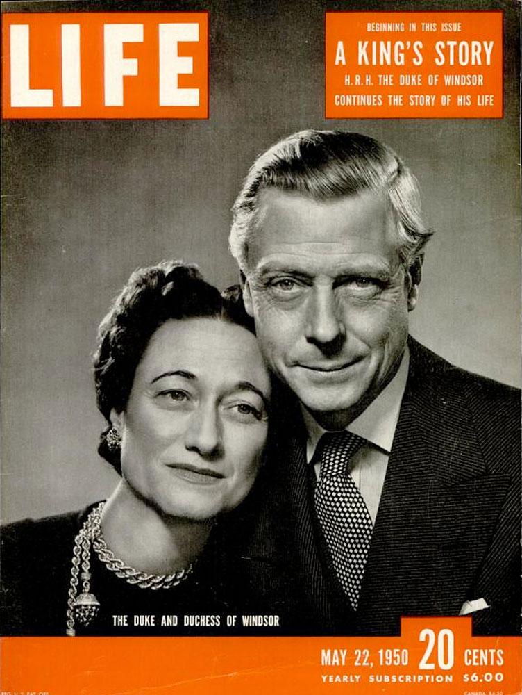 May 22, 1950, cover of LIFE magazine featuring the Duke and Duchess of Windsor.