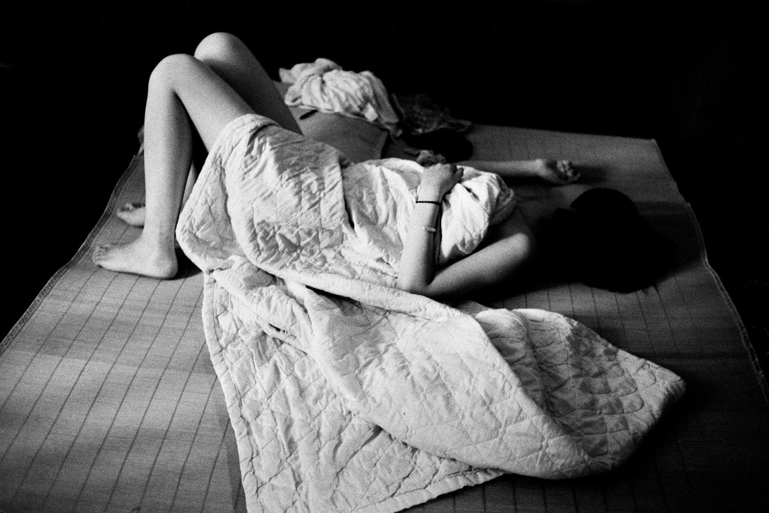 Girl in bed. 2011.