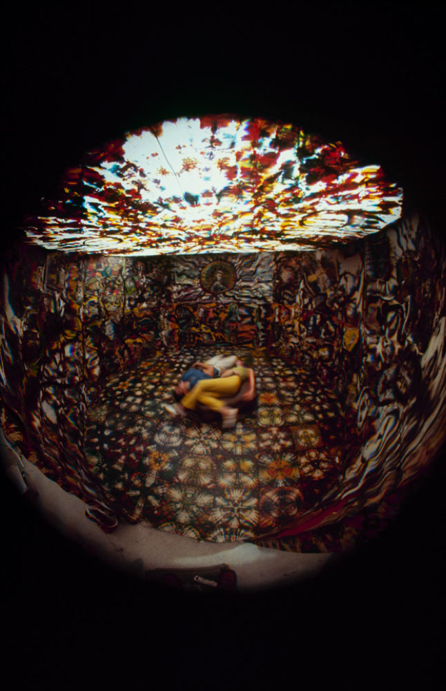 An example of psychedelic art from a show at New York's Riverside Museum in 1966.