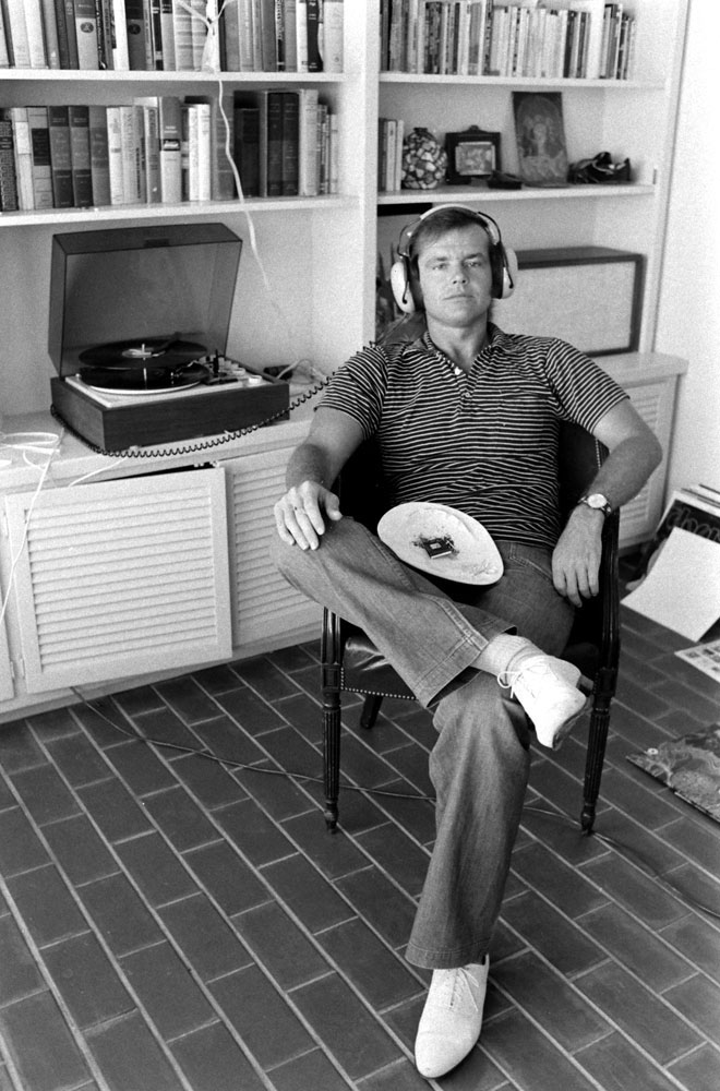 Jack Nicholson at home in Los Angeles, 1969