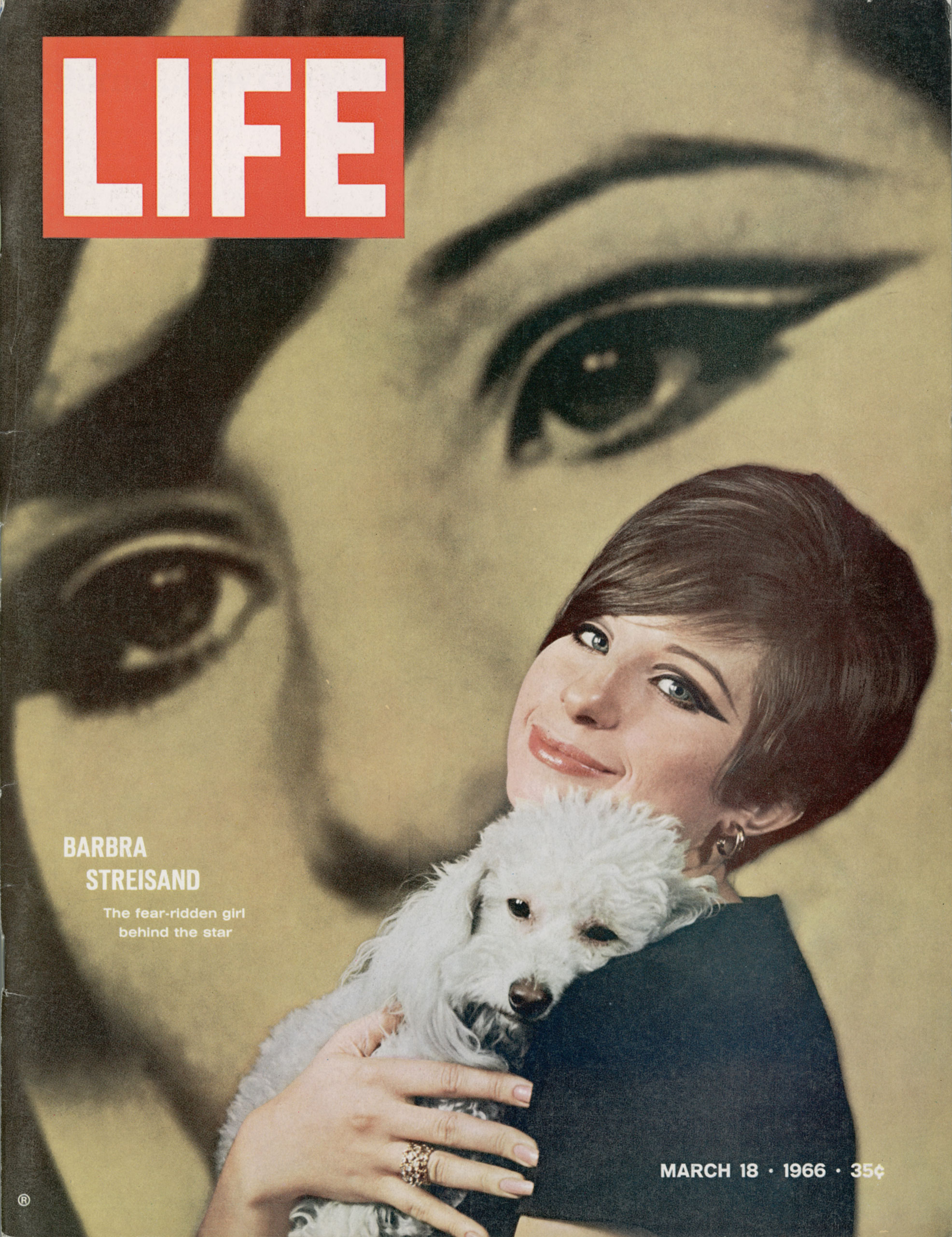 LIFE Magazine March 18, 1966 cover with Barbara Streisand.