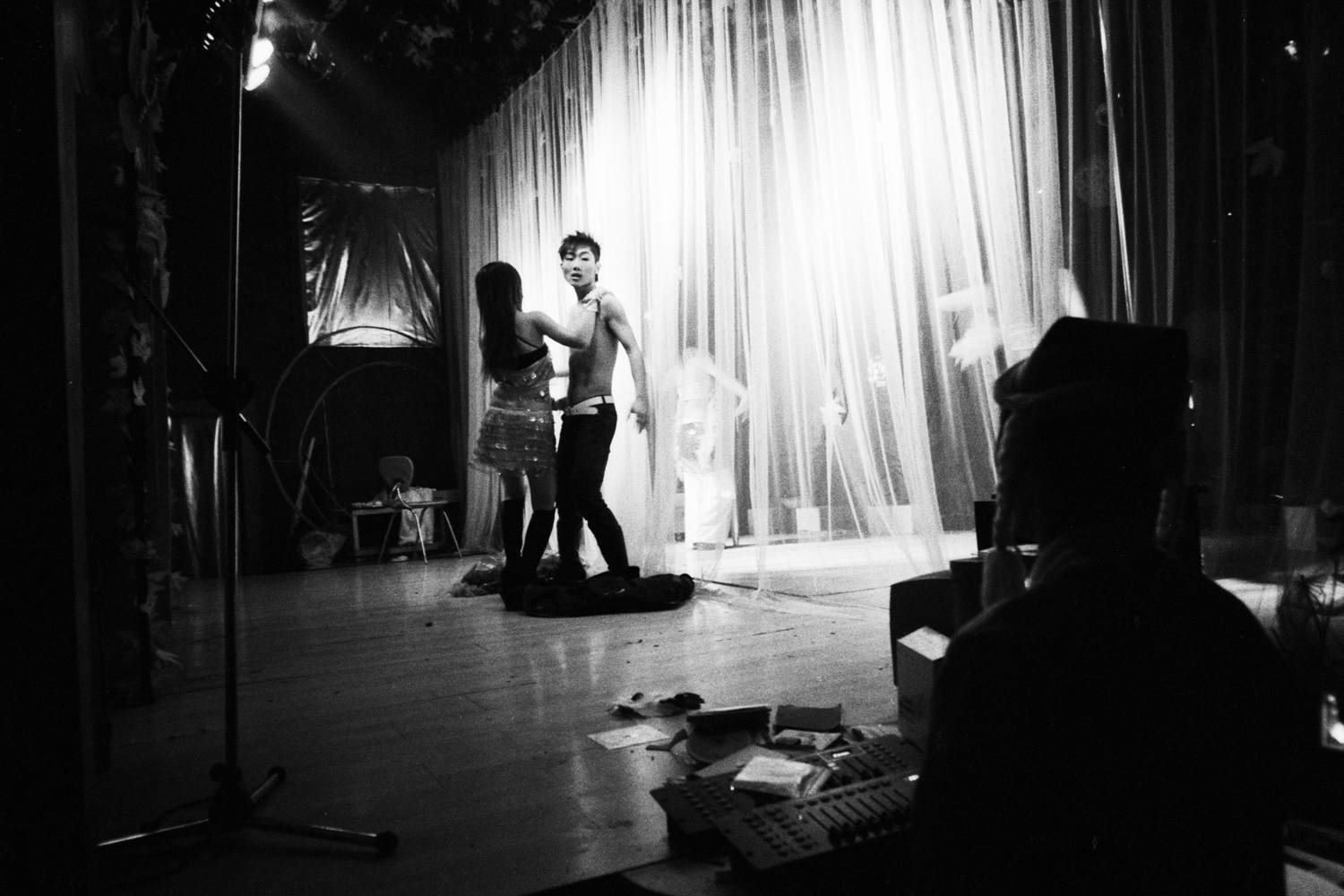 Backstage at the Night Cat gay bar and cabaret. 2007.