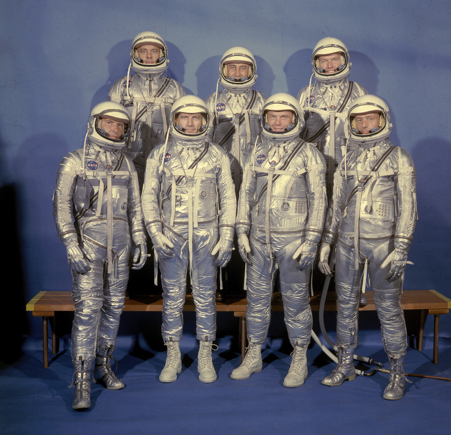 Mercury 7 astronauts, Langley Air Force Base