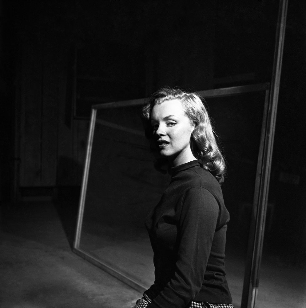 Marilyn Monroe, age 22, Hollywood, 1949.