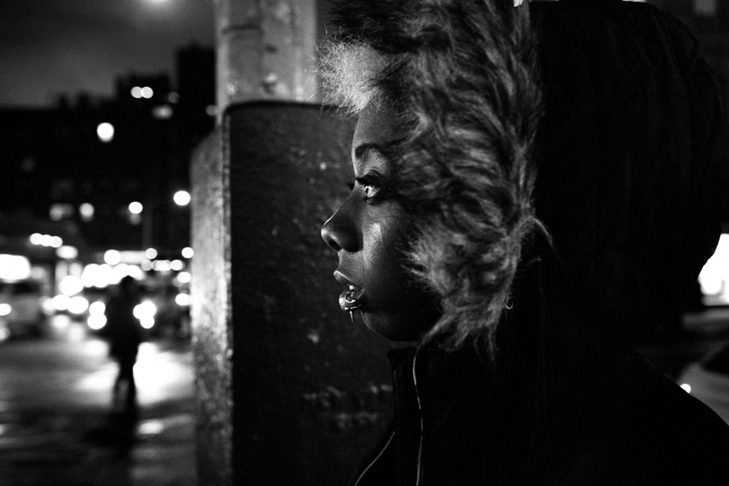 R., in the Village after leaving one of the few case-management clinics that give assistance to homeless LGBT youth. April 2011.