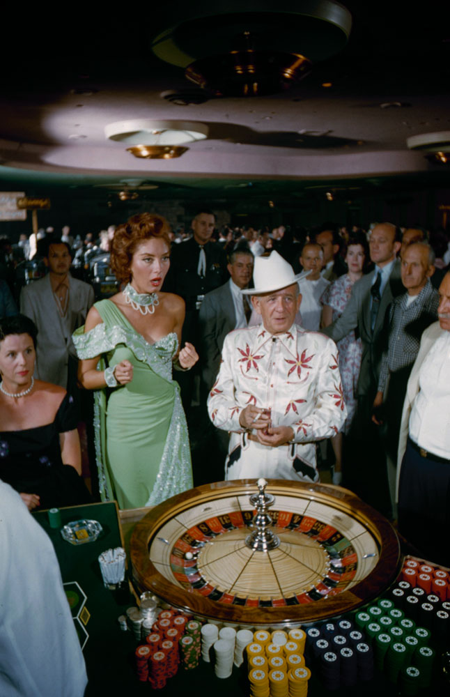 Las Vegas casino, 1955.